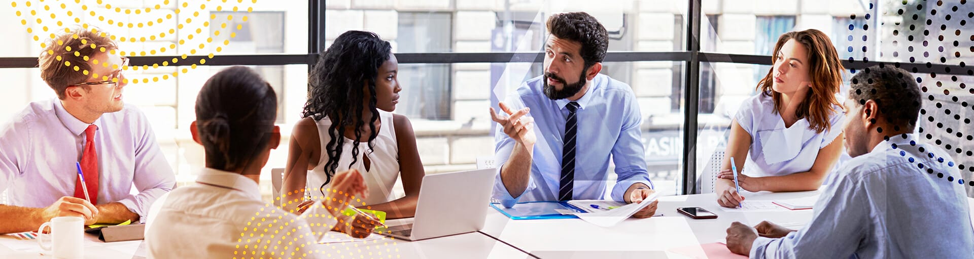 people in a meeting