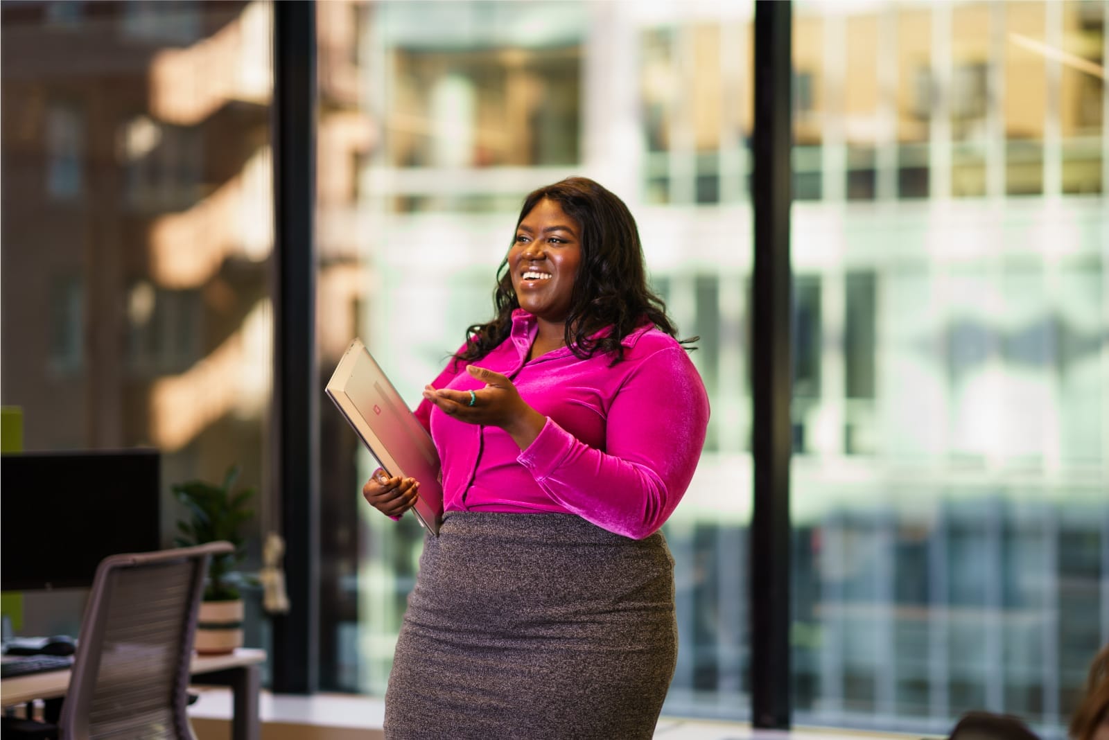 Debbie Namugayi, an Arizona State University School of Sustainability alumna, is a sustainability professional working with industry to create sustainable outcomes. She is now working to make a difference in her role at VOX Global.